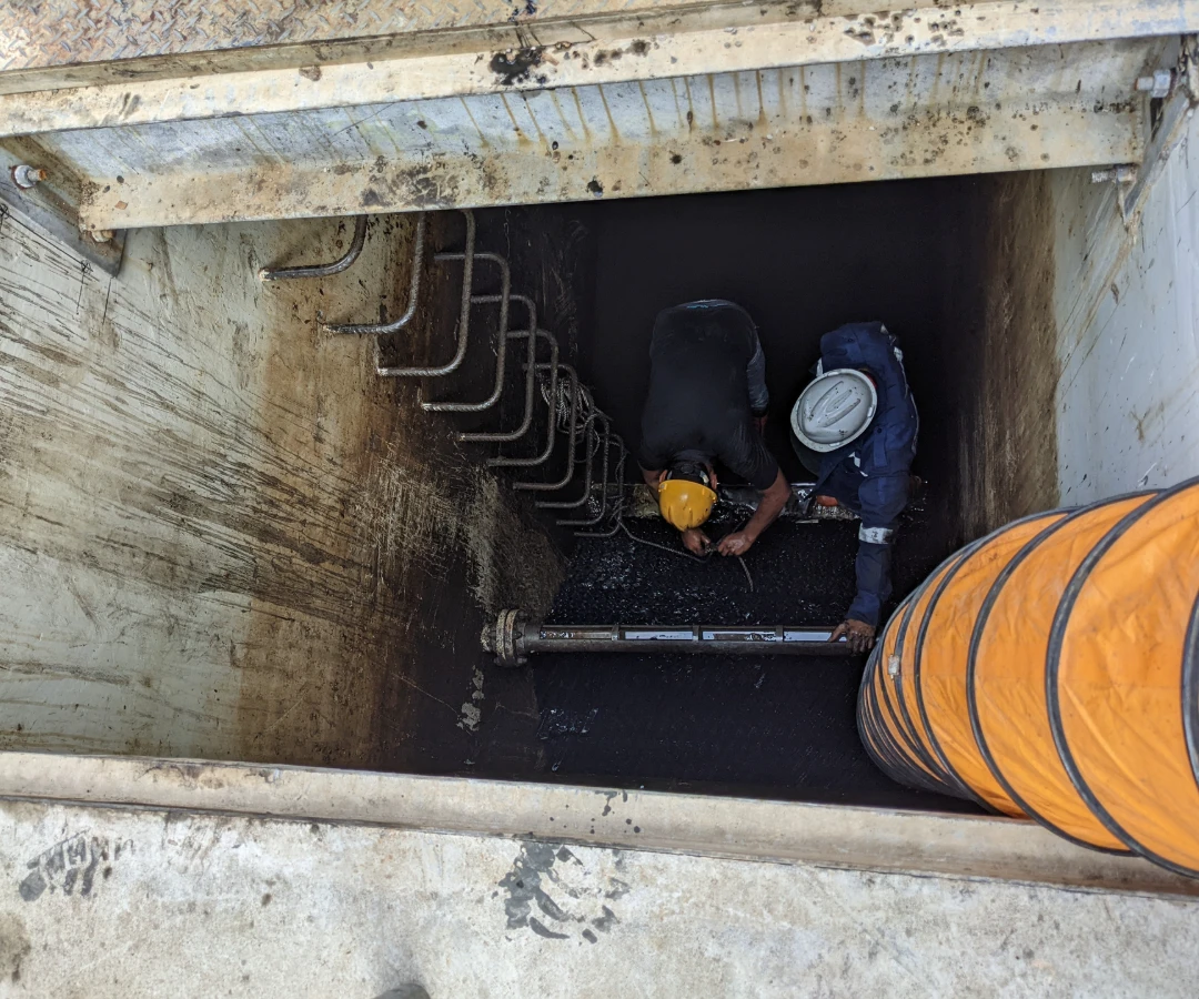 Sewerage Plant Cleaning